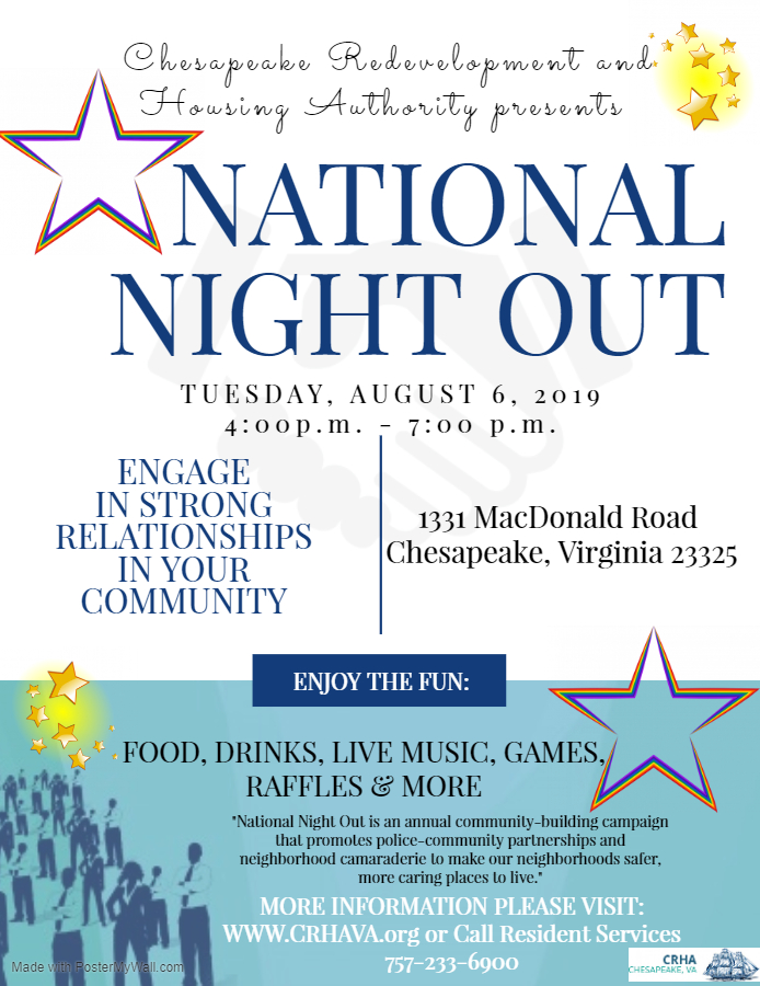 National Night Out Flyer 2019
